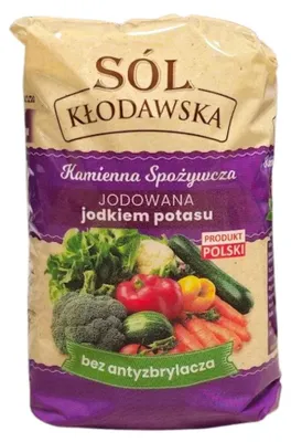 Produktbild von Kłodawa Steinsalz jodiert mit Kaliumjodid 1kg - Kłodawa Salzbergwerk