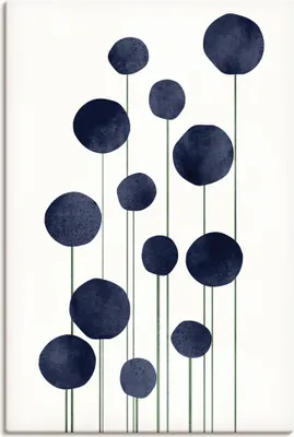 Produktbild von ARTland Leinwandbild Wasserblume Größe: 40x60 cm
