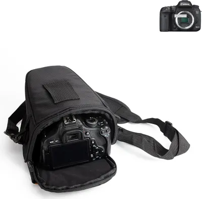 Produktbild von K-S-Trade Kameratasche Fototasche Schultertasche Umhängetasche kompatibel mit Canon EOS 7D Mark II Colt  für Systemkameras Schutzhülle bag