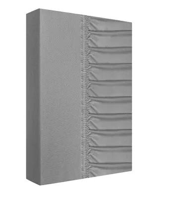 Zdjęcie produktu dla Prześcieradło dżersejowe z gumką 220x200 szare 160g/m2 Zaratex