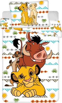 Produktbild von Jerry Fabrics Leinen König der Löwen Afrika 140x200, 70x90 cm
