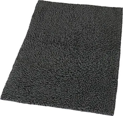 Produktbild von Badteppich Kleine Wolke Zagreb 55 x 85 cm Anthrazit – Baumwolle