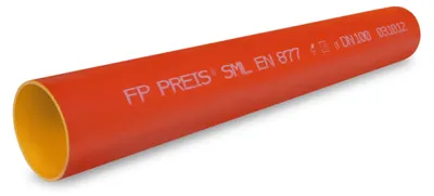 Produktbild von PREIS SML Rohr DN 150/3000, Stange mit 3m, 1 Stk.