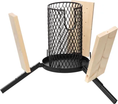 Produktbild von Mustang Flammlachs-Grill, Feuerkorb, 3x Flammlachsbretter inkl. 20x Befestigungs-Holzstifte