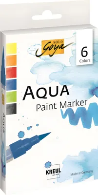 Zdjęcie produktu dla KREUL 18180 KREUL Aqua Paint Marker SOLO Goya, zestaw 6 markerów