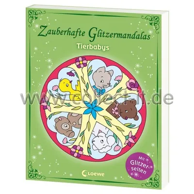 Produktbild von Zauberhafte Glitzermandalas - Tierbabys
