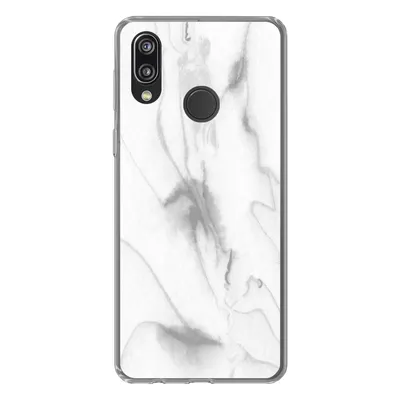 Produktbild von MuchoWow® Handyhülle Schutzhülle Hülle für Huawei P20 Lite (2020) Marmor - Grau - Weiß - Abstrakt - Marmoroptik Silikon Softcase Handy Hülle - Kartenhalter
