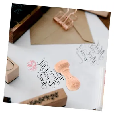 Produktbild von 2 Stück Holzstempel für kreative DIY-Projekte