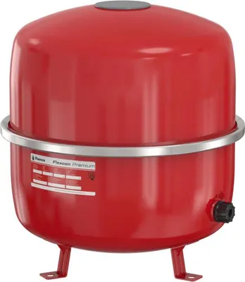 Produktbild von Flamco Flexcon Druckausdehnungsgefäß 16964 80 l, 6 bar, R 1, Vordruck 2,5 bar, rot