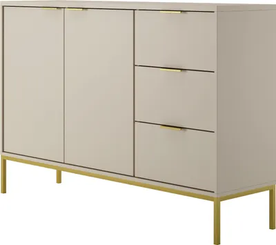 Zdjęcie produktu dla Komoda AUSTIN 150 kaszmir/złota