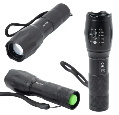 Produktbild von Taschenlampe LED Strahler Superbeam Flashlight SOS Taktische Lampe IP44 Leuchte