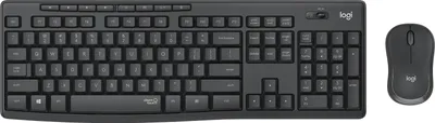 Immagine prodotto di Logitech MK295 Silent Wireless Combo tastiera Mouse incluso USB QWERTY Inglese UK Grafite