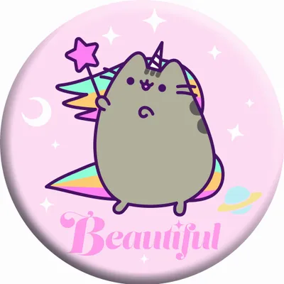 Immagine prodotto di Cuscino decorativo a forma di gattino Pusheen, peluche originale