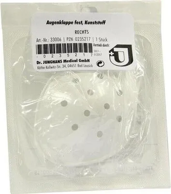 Immagine prodotto di Toppa per occhi in plastica destra fissa 1 pz