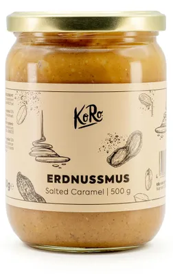 Produktbild von KoRo I Erdnusscreme Salted Caramel | 500 g