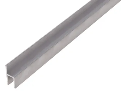 Produktbild von Alberts 470487 Stuhlprofil | Aluminium, silberfarbig eloxiert | lichte Breite 8 mm | 1000 x 26 x 11 mm