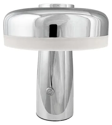 Produktbild von Tischlampe, Kabellos Dimmbar Tischleuchte, Led Tischleuchte Metall, Leselampe, USB Wiederaufladbare, Porter Chrom