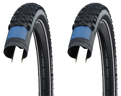 Produktbild von 2x Schwalbe Smart Sam DD 65-584 RaceGuard Reflex E-Bike ready 50 27.5x2.60