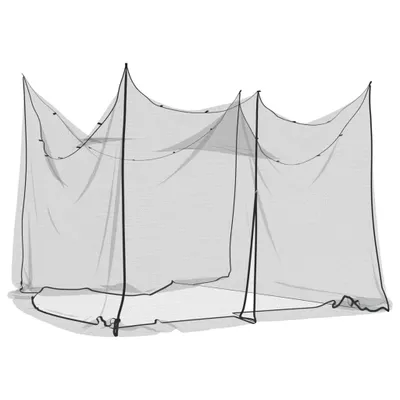 Immagine prodotto di vidaXL Zanzariera per esterni, 220 maglie, nera, 300 x 300 x 200 cm