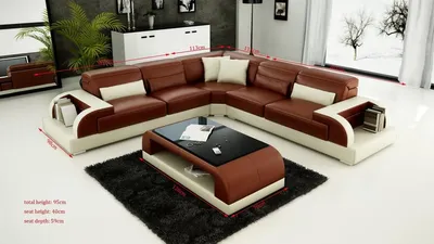 Produktbild von Wohnlandschaft Ecksofa U Form Polster Couch