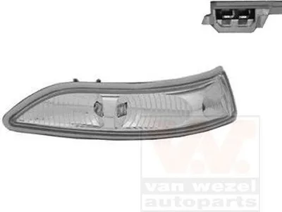Immagine prodotto di VAN WEZEL Indicatore di direzione bianco Specchio esterno destro per MERCEDES-BENZ Classe A Classe B