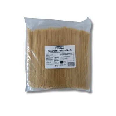 Image de Rapunzel Bio Spaghetti Semoule No 5 5 kg