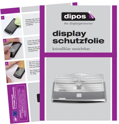 Produktbild von 2x Schutzfolie für SAECO Incanto HD8917/01 Tropfblech klar Displayschutzfolie Folie Display Schutz dipos