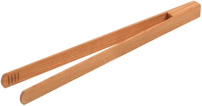 Produktbild von Grillzange, geleimt, geölt aus Kirschholz 30 cm