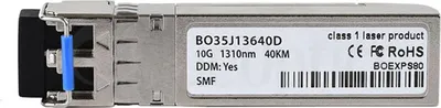 Produktbild von BlueOptics SFP-10G-ER-1310-HU-BO Netzwerk-Transceiver-Modul Faseroptik 10000 Mbit/s SFP+ (SFP-10G-ER-1310-HU-BO)