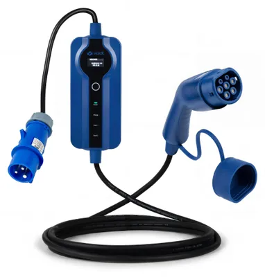Produktbild von Voldt® CEE Ladekabel Typ 2 | 1 phasig | 8A - 16A | 3.7kW  + APP - 5 Meter