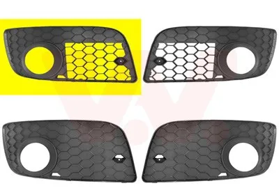Produktbild von VAN WEZEL Lüftungsgitter Grill Stoßfänger für VW Golf V Schrägheck (1K1)