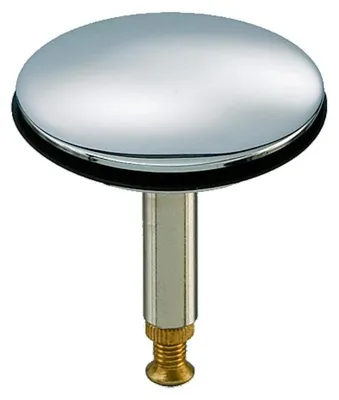 Produktbild von Ventilstopfen 43,8 mm Messing hartverchromt Verschlussstopfen Ablaufstopfen