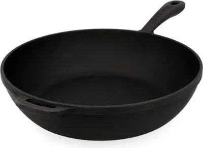 Produktbild von Gusspfanne Ø24cm Bratpfanne INDUKTION Pfanne Gusseisen MAYSTERNYA CAST IRON DEEP