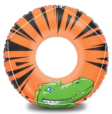 Produktbild von Bestway 36108, Schwarz, Orange, Schwimmring, Abbildung, Vinyl, 12 Jahr(e), China