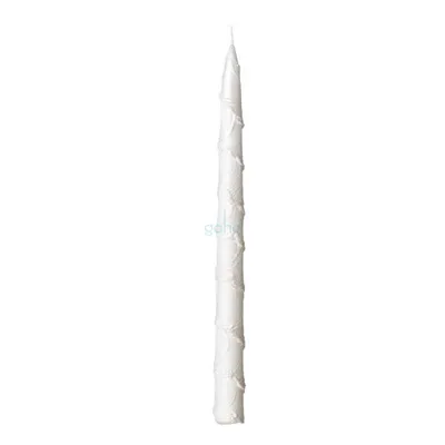 Obrázok produktu pre SVIEČKA KÓNICKÁ plastická 2,2x29cm BIELA