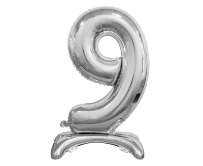Immagine prodotto di Palloncino in foil B&C 9 argento 74 cm - Godan