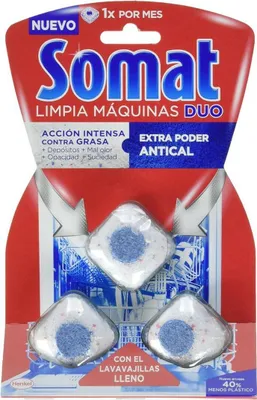 Immagine prodotto di Compresse detergenti Somat - 3 dosaggi
