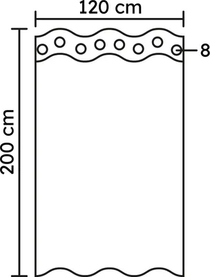 Produktbild von Kleine Wolke Kito, Einfarbig, Polyester, Weiß, Maschinenwäsche, 40 °C, 120 mm