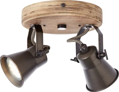 Produktbild von Brilliant LED Deckenstrahler Seed Spotrondell 2-flammig max. 2 x 5 W GU10 schwenkbar