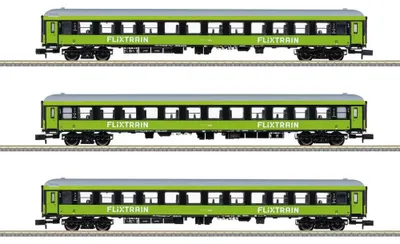 Produktbild von Märklin MINITRIX 15462 - N Schnellzugwagen-Set FlixTrain