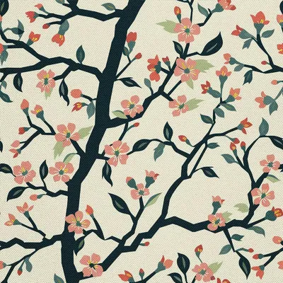 Image de OUTDOOR DECOSTOFFS OXFORD - Motif printemps I DX7579