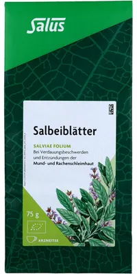 Produktbild von Salus Salbeiblätter Arzneitee, 75 g Tee