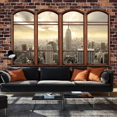 Produktbild von Basera Selbstklebende Fototapete Motiv New York d-A-0055-a-a, mit UV-Schutz, 392x280 cm