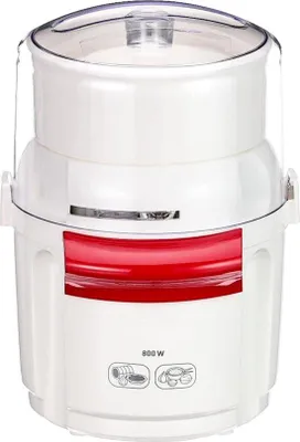 Zdjęcie produktu dla Blender 800 W, stal nierdzewna, 200 g, biało-czerwony, łatwy w czyszczeniu