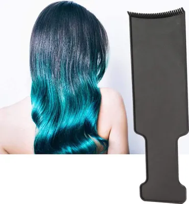 Produktbild von Markierung Paddle Schwarzes Haarfarbe Board für Balayage Tönungsbürste Kamm (M) - Professionell