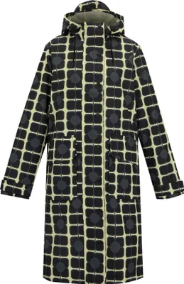 Produktbild von Regatta - "Orla Kiely" Jacke, wasserfest für Damen, Lang RG12766 (44 DE) (Schwarz/Weiß)