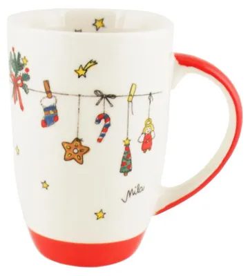Produktbild von 440s-Exklusiv Mila Keramik-Designbecher Es Weihnachtet sehr