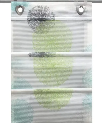 Produktbild von Home Wohnideen Raffrollo Pusteblume blau-grün 130 x 60 cm