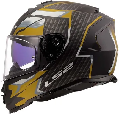 Obrázok produktu pre Celoobličajová prilba LS2 FF800 STORM II Tracker matná čierna zlatá veľkosť XL
