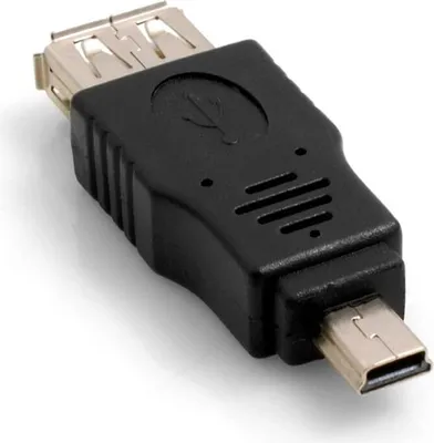 Produktbild von System-S Mini USB 6Pin (Male) auf USB A (Female) USB Adapter